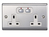 EnerGenie Smart 6 mm Double socket-outlet Silver