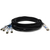 AddOn Networks ADD-QJUSCI-PDAC4M InfiniBand/fibre optic cable 4 m QSFP+ 4xSFP+ Black