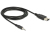 DeLOCK 1.8m USB 2.0-A/2.5mm audio kábel 1,8 M USB A típus Fekete