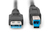 Digitus DB-300115-018-S USB kábel 1,8 M USB 3.2 Gen 1 (3.1 Gen 1) USB A USB B Fekete