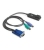 HPE KVM toetsenbord-video-muis (kvm) kabel Zwart