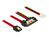 DeLOCK 85234 SATA-kabel 0,3 m SATA 7-pin + Molex (4-pin) SATA 22-pin Zwart