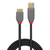 Lindy 3m USB 3.2 Type A to Micro-B Cable, 5Gbps, Anthra Line