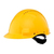 3M G3000CUV-GU safety headgear Leather, Plastic Yellow