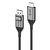 ALOGIC ULDPHD02-SGR adapter kablowy 2 m DisplayPort HDMI Czarny, Srebrny