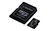Kingston Technology 64GB micSDXC Canvas Select Plus 100R A1 C10 Three Pack + Single ADP