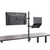 Manhattan Soporte para escritorio combinado con brazo para monitor y soporte para laptop
