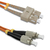 Qoltec 54050 fibre optic cable 5 m SC FC OM2 Orange