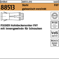 ART 88513 FISCHER-Hohldecken-Anker FHY M 10 St. verzinkt VE=S