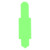 ELBA Stecksignal aus PVC, zum Einstecken in Schlitzstanzungen von Pendelregistraturen und Einstellmappen, hellgrün