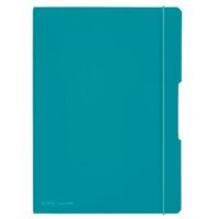 Notizheft Flex PP A4, 2x40 Blatt, Caribbean Turquoise, PP