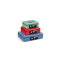Cassetta portavalori Koala Deluxe 30x23x8 cm in acciaio rosso 3415RO