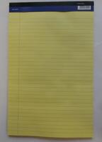 ValueX A4 Executive Memo Pad Ruled 100 Page Yellow (Pack 10)