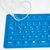 Tastatur Flexibel Wasserfest USB + PS/2 blau , LogiLink® [ID0035A]