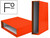 Caja Archivador Liderpapel de Palanca Carton Folio Documenta Lomo 82Mm Color Naranja