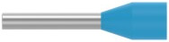 Isolierte Aderendhülse, 0,25 mm², 10 mm/6 mm lang, DIN 46228/4, hellblau, 966066