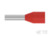 Isolierte Aderendhülse, 1,0 mm², 12 mm/6 mm lang, rot, 966067-8