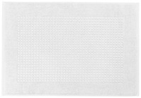 Badematte Karos; 50x70 cm (BxL); weiß