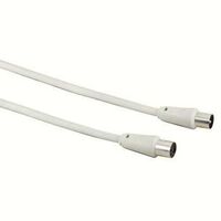EXXTER Antennekabel 75dB 5,0m Hvid