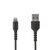 3 Foot (1M) Durable Black Usb-A To Lightning Cable - Heavy Duty Rugged Aramid Fiber Usb Type A To Lightning Charger/Sync Power Cord