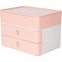 Schubladenbox Smart-Box Plus Allison 2 Schübe flamingo rose/snow white