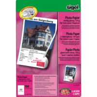 Photo-Papier für Farb-Laser/-Kopierer A4 135g/qm 100 Blatt 2seitig glossy