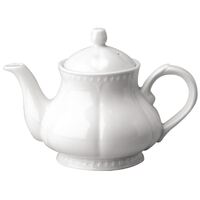 Churchill Super Vitrified Buckingham Teapots in White 1.13L Pack of 4