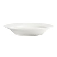 Olympia Whiteware Deep Plates in White Porcelain - 270 mm - Pack of 6