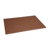 Hygiplas Low Density Chopping Board in Brown Polyethylene - Standard