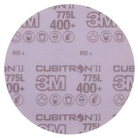 3M™ Cubitron™ II Hookit™ Filmscheibe 775L, 150 mm, 400+, ungelocht