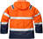 High Vis Regenjacke Kl.3 4624 RS Warnschutz-orange/marine - Rückansicht