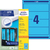 Ordner-Etiketten, A4 mit ultragrip, 61 x 192 mm, 100 Bogen/400 Etiketten, blau