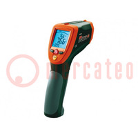 Infrared thermometer; -50÷2200°C; -50÷1370°C; Resol: 0,1°C