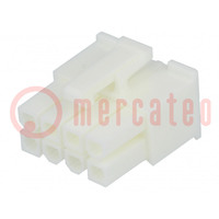 Conector: cable-cable/placa; enchufe; hembra; Mini-Fit Jr; 4,2mm