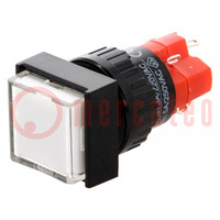 Switch: push-button; Pos: 2; SPDT; 3A/250VAC; 2A/24VDC; ON-ON; IP40