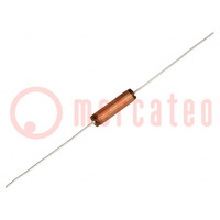 Inductor: wire; THT; 1uH; 2A; 50mΩ; Ø6.8x19.05mm; ±20%; Leads: axial