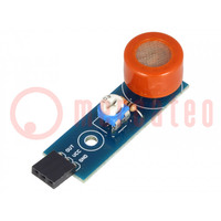 Sensor: atmospheric; gas; 5VDC; MQ-3; socket,pin header; I/O: 3