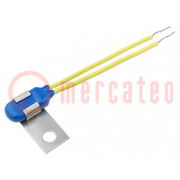 Sensor: thermostat; NC; Topen: 150°C; Tclos: 130°C; 2.5A; 250VAC