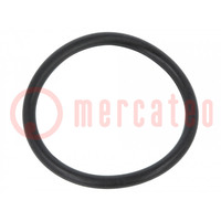 O-ring gasket; NBR rubber; Thk: 1.5mm; Øint: 16mm; black; -30÷100°C