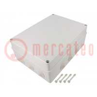 Custodia: scatola di collegamento; X: 220mm; Y: 300mm; Z: 120mm