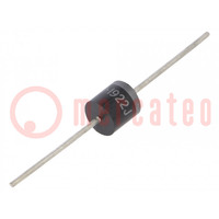 Diode: rectifying; THT; 400V; 22A; Ammo Pack; Ifsm: 400A; P600; 2.5us