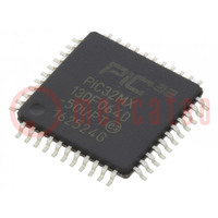 IC: mikrokontroler PIC; 64kB; 2,3÷3,6VDC; SMD; TQFP44; PIC32; tacka