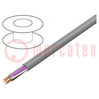 Cable: de mando; chainflex® CF130.UL; 6x0,25mm2; PVC; gris; cuerda