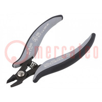 Pliers; cutting,miniature,curved; ESD; 138mm