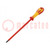 Screwdriver; insulated; Pozidriv®; PZ2; Blade length: 200mm; 1kVAC