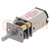 Motor: DC; with gearbox; HP; 6÷12VDC; 1.5A; Shaft: D spring; 85rpm