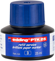 edding PTK 25 Nachfülltinte Brillant-Papiermarker blau