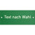 Thermograv-Schild, mit Beschriftung nach Wahl, Größe (BxH): 10,8 x 4,0 cm Version: 07 - signalgrün (RAL 6032) / Kern weiß