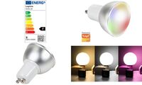 LogiLink Wi-Fi Smart LED-Lampe, Tuya kompatibel, GU10, weiß (11117720)