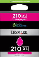Lexmark Rückgabe-Tintenpatrone 210XL Magenta (ca. 1.600 Seiten)